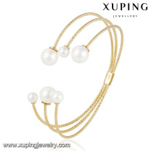 51548 Fashion Simple 18k plaqué or perles Imitation bijoux Bracelet